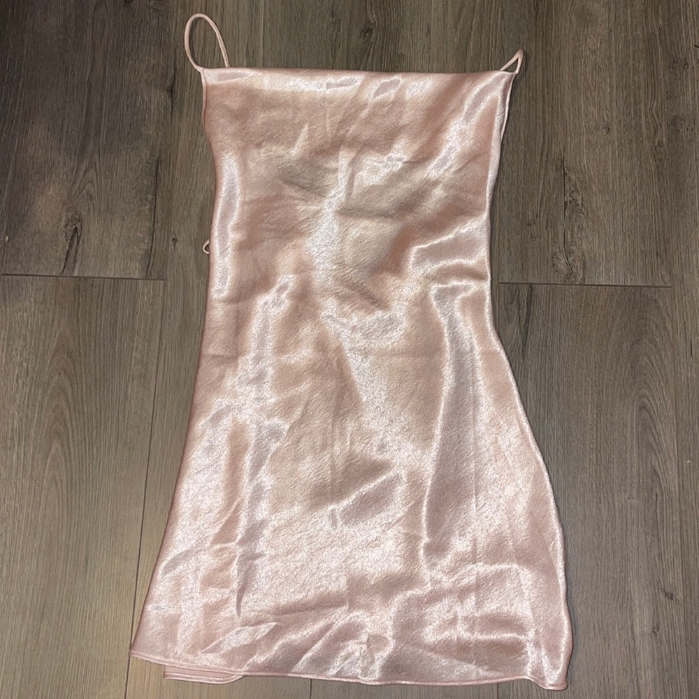 luca and grey swoop silky dress